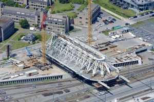 Gare de Mons (Chantier en Mai 2017)