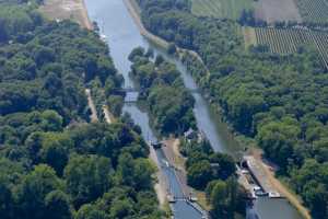 Ecluse N°3 sur le Canal Lomel-Mol