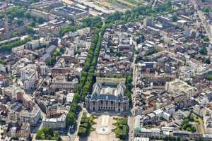 Place de la république, Préfecture, Palais des Beaux-Arts, Lille