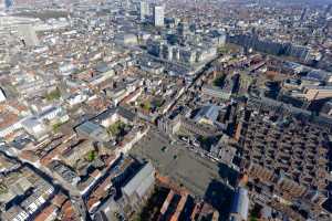 Quartier des Marolles, place du Jeu de Balle