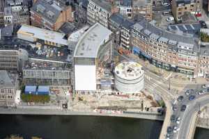 Centre Culturel de Namur - Chantier en Sept 2018 (Arch: Ph. Samyn & Partners)