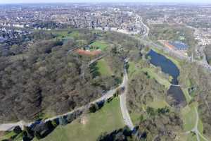 Parc de Woluwe, depuis le sud