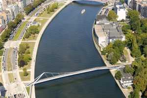 Passerelle La Belle Liégeoise, Palais des congrès de Liège