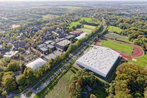 Centre sportif du Blocry, Piste Indoor - Louvain-la-Neuve