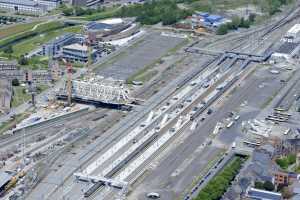 Gare de Mons (Chantier en Mai 2017)