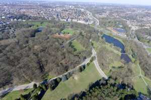 Parc de Woluwe, depuis le sud