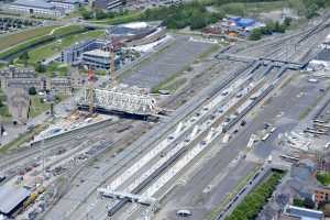 Gare de Mons (Chantier en Mai 2017)