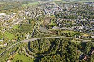 Vues générales de Louvain-la-Neuve, depuis l'ouest