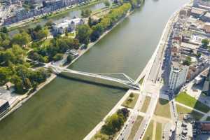 Passerelle La Belle Liégeoise, Palais des congrès de Liège