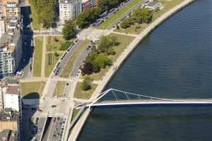 Passerelle La Belle Liégeoise, Palais des congrès de Liège