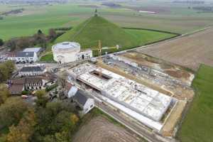 Mémorial de la Butte du Lion de Waterloo - Chantier en Novembre 2013