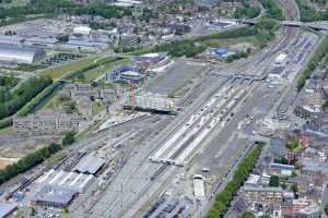 Gare de Mons (Chantier en Mai 2017)