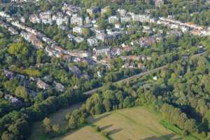 Quartiers résidentiels au sud de Uccle