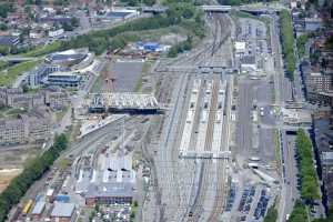 Gare de Mons (Chantier en Mai 2017)