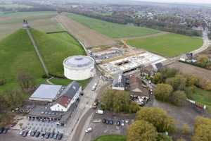 Mémorial de la Butte du Lion de Waterloo - Chantier en Novembre 2013