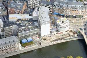 Centre Culturel de Namur - Chantier en Sept 2018 (Arch: Ph. Samyn & Partners)