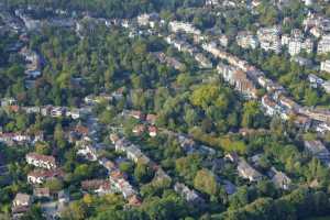 Quartiers résidentiels au sud de Uccle