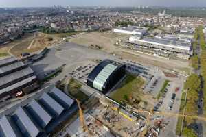 Siège de l’IBGE sur le site de Tour & Taxi (Arch:© Cepezed / Samyn & Partners)