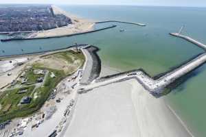 Westdam, westerstaketsel, Oostdam (Ostend)