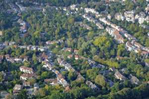 Quartiers résidentiels au sud de Uccle