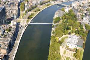 Passerelle La Belle Liégeoise, Palais des congrès de Liège