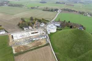 Mémorial de la Butte du Lion de Waterloo - Chantier en Novembre 2013