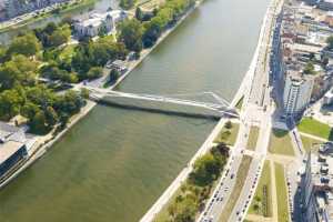 Passerelle La Belle Liégeoise, Palais des congrès de Liège