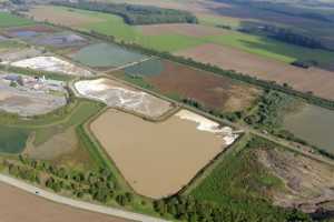 Raffinerie Tirlemontoise, site de Longchamps - Bassins de déantation