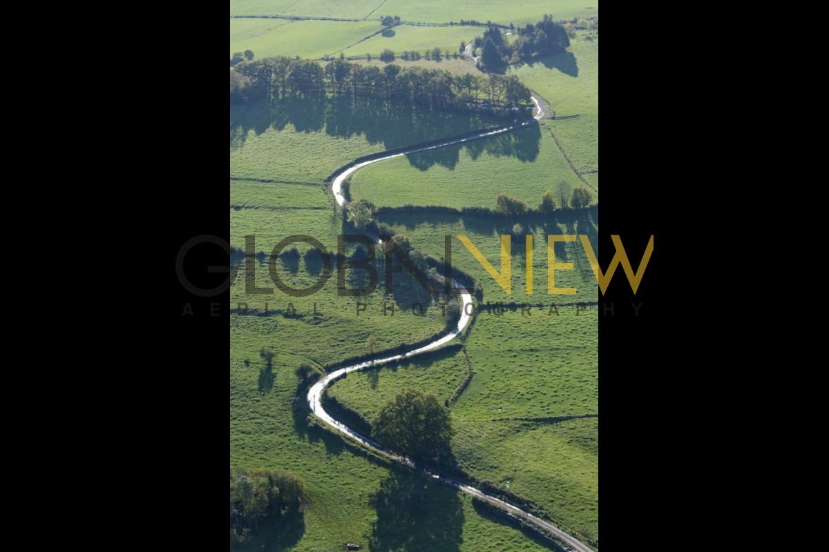 Route sinueuse à Chéoux