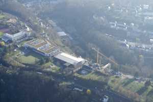 Chantier du Viaduc du Pulvermuhle en déc 2015 - Luxembourg Ville