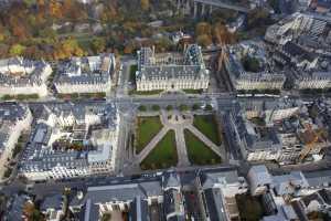 Place des Martyrs, Rousegartchen, ArcelorMittal S.A. - Luxembourg Ville