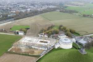 Mémorial de la Butte du Lion de Waterloo - Chantier en Novembre 2013