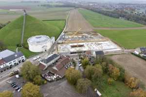 Mémorial de la Butte du Lion de Waterloo - Chantier en Novembre 2013