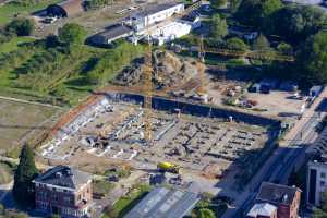 Chantier de la plateforme TERRA (Gembloux Agro-Bio Tech - UlG