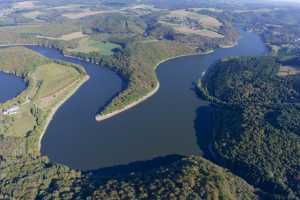 Lac de la Haute Sûre à hauteur de Insenborn