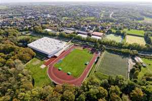 Centre sportif du Blocry, Piste Indoor - Louvain-la-Neuve