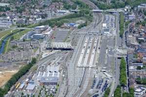 Gare de Mons (Chantier en Mai 2017)