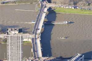 Pont Atlas, chantier en février 2020