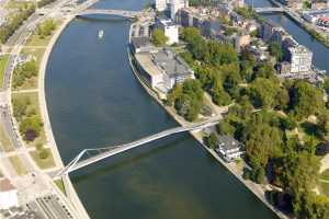 Passerelle La Belle Liégeoise, Palais des congrès de Liège