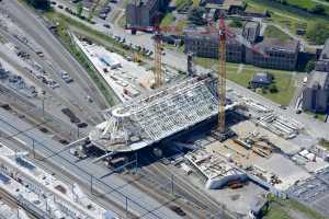 Gare de Mons (Chantier en Mai 2017)