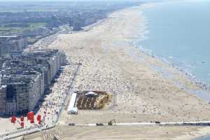 Zandsculptuurfestival, stand - Oostende