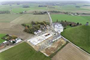 Mémorial de la Butte du Lion de Waterloo - Chantier en Novembre 2013