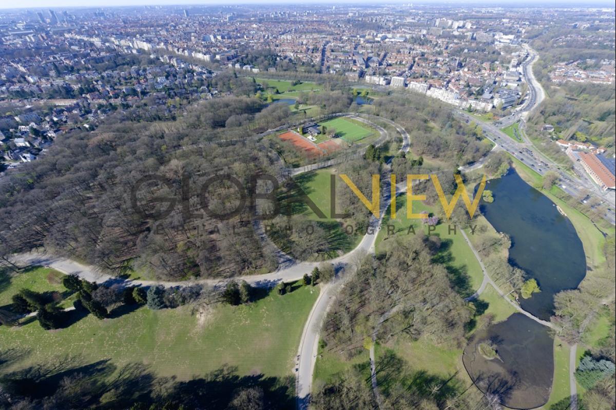 Parc de Woluwe, depuis le sud