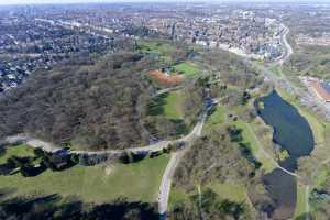 Parc de Woluwe, depuis le sud