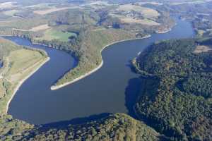 Lac de la Haute Sûre à hauteur de Insenborn