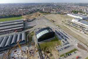 Siège de l’IBGE sur le site de Tour & Taxi (Arch:© Cepezed / Samyn & Partners)