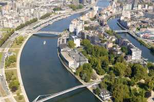 Passerelle La Belle Liégeoise, Palais des congrès de Liège