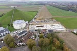 Mémorial de la Butte du Lion de Waterloo - Chantier en Novembre 2013