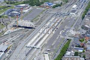 Gare de Mons (Chantier en Mai 2017)