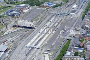 Gare de Mons (Chantier en Mai 2017)